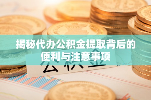 尖石揭秘代办公积金提取背后的便利与注意事项