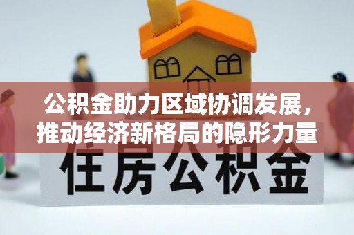 尖石公积金助力区域协调发展，推动经济新格局的隐形力量