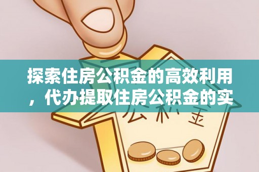 尖石探索住房公积金的高效利用，代办提取住房公积金的实用指南