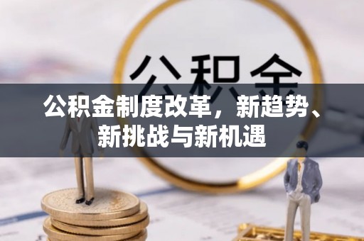 尖石公积金制度改革，新趋势、新挑战与新机遇
