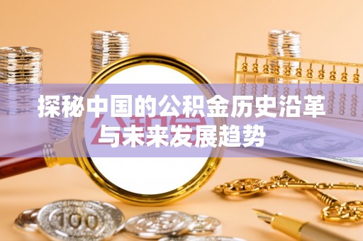 尖石探秘中国的公积金历史沿革与未来发展趋势