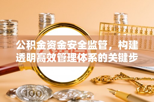 尖石公积金资金安全监管，构建透明高效管理体系的关键步骤