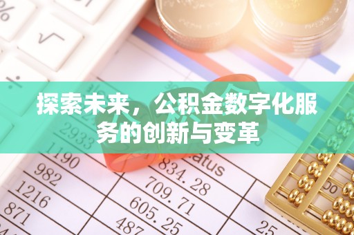 尖石探索未来，公积金数字化服务的创新与变革