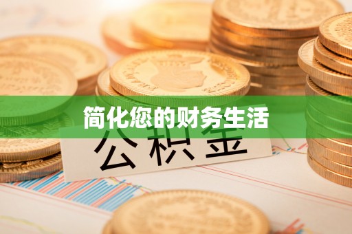 尖石简化您的财务生活
