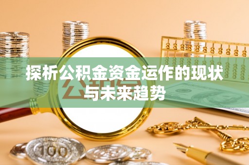 尖石探析公积金资金运作的现状与未来趋势
