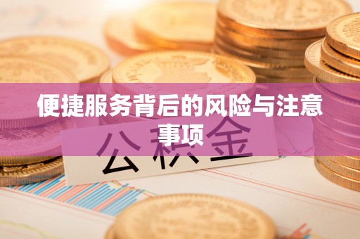 尖石便捷服务背后的风险与注意事项