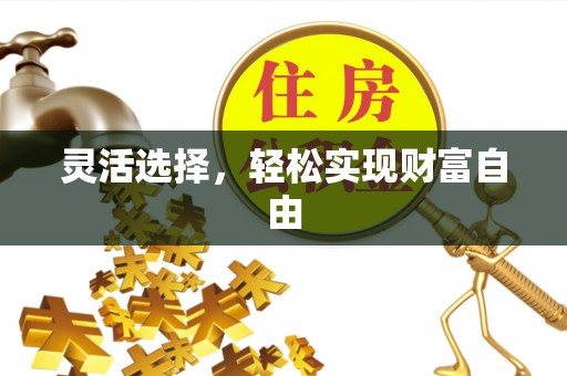 尖石灵活选择，轻松实现财富自由